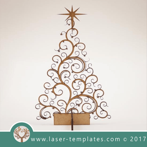 Christmas Laser cut tree template. Online 3d vector design download free patterns every day. Tree Design 3