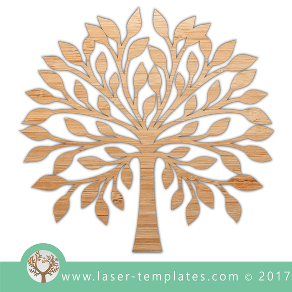Laser Cut Tree Template, tree of life