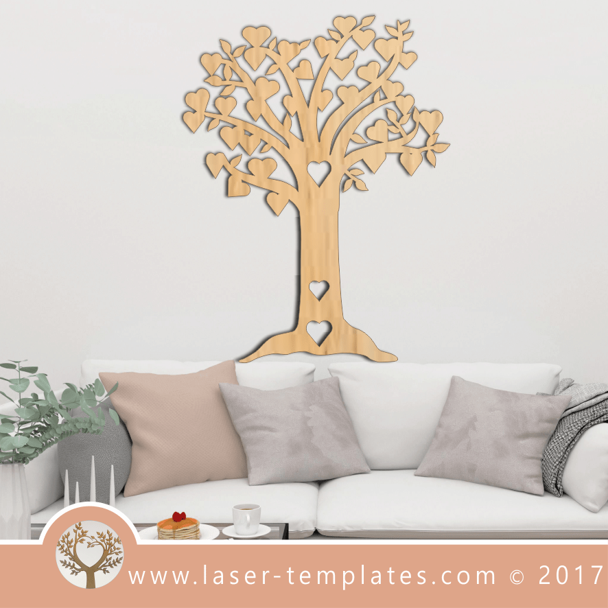 Laser cut Tree Template collection. Download Vector designs. – Tagged ...