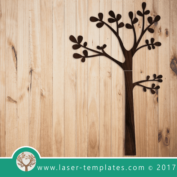 Laser Cut Tree Wall Decoration Template, Download Vector Designs.