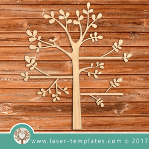 Laser Cut Tree With Storage Space Template, Download Vector Files.