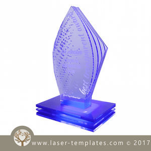 Trophy Template, laser cut Vector online store. Free designs every day. Vario Trophy.
