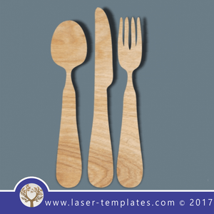 Laser cut and engrave kitchen wall art , buy online now, free vector designs every day. Utensil Set.
