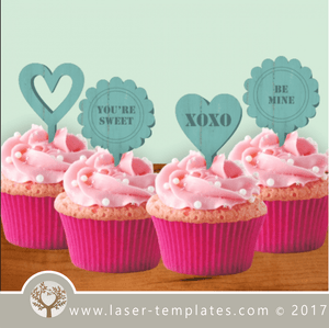 Fun love valentines laser cake topper design. Search 1000's of patterns