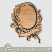 Vintage frame drawing template, online laser template, design, pattern ...