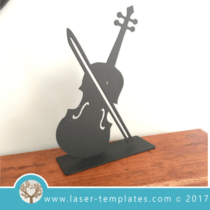 Laser Cut Violin Trophy Template, Download Vector Designs Online.