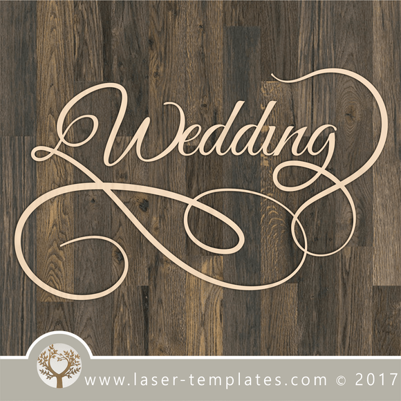 Wedding Twirl template, laser ready designs online store