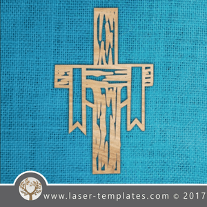Laser cut cross template, pattern, design. Free vector designs every day. Wood Cross 2
